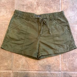 Linen-Cotton Gap Shorts